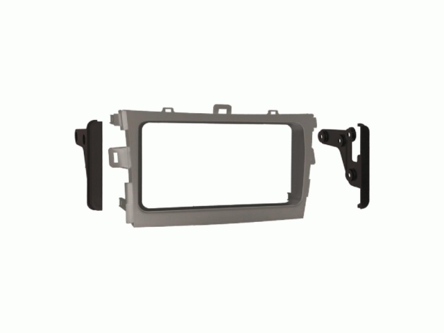 2DIN Radioramme Toyota Corolla 2009-2013, sølv
