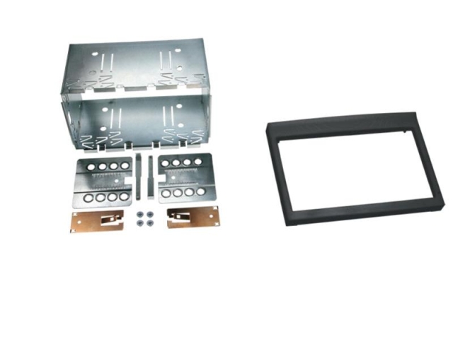 Monteringsram 2-din Porsche 911 (996) sort