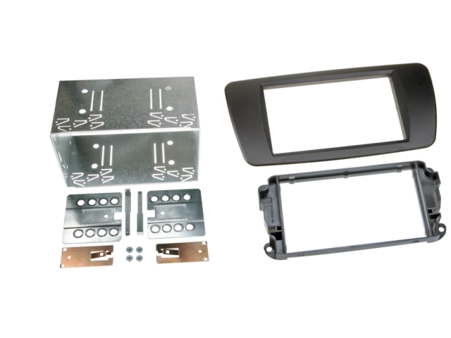 2DIN Radioramme Seat Ibiza, nit sort