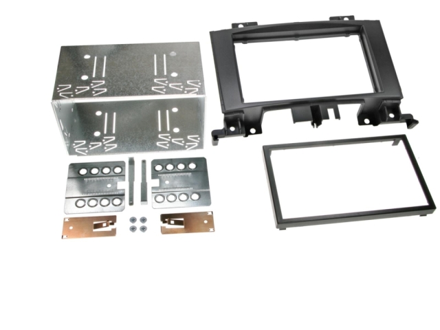 2DIN Radioramme Mercedes/VW gummioverflade