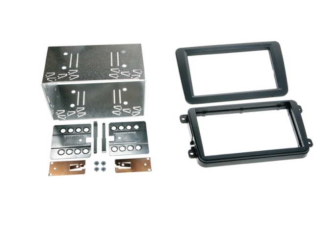 Stereoram Dobbel DIN Golf / Passat Gummifinish
