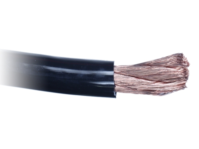 35mm² (2AWG) Strømkabel Sort - ACV