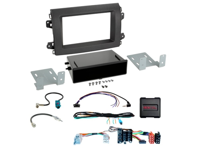 1DIN/2DIN Radiokit med opbevaringsrum Citroen/Fiat/Opel 2021-2024