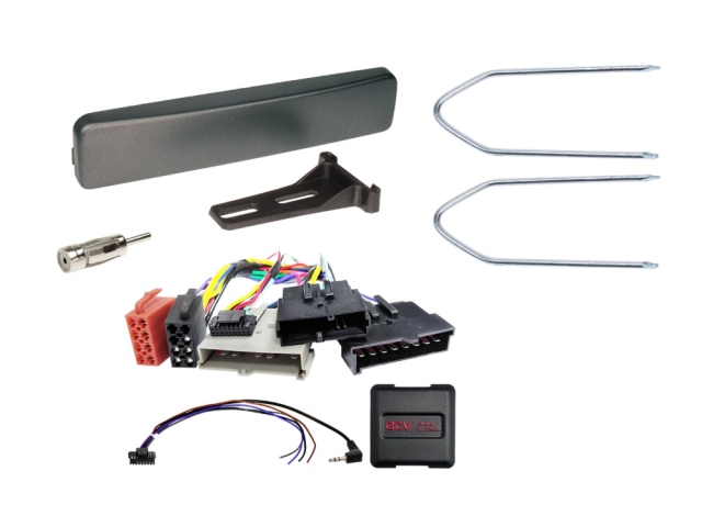 1DIN Radioramme Ford antracit, 8Pin/8Pin/17Pin SWC
