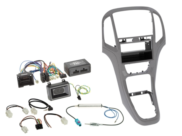 2DIN Radiokit med opbevaringsrum Opel Astra J 2009-2018