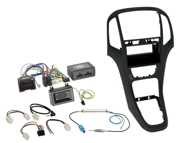 1DIN/2DIN Radiokit med opbevaringsrum Opel Astra J