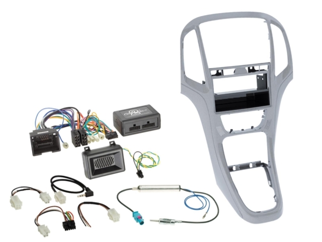 1DIN/2DIN Radiokit med Opbevaringsrum Opel Astra J