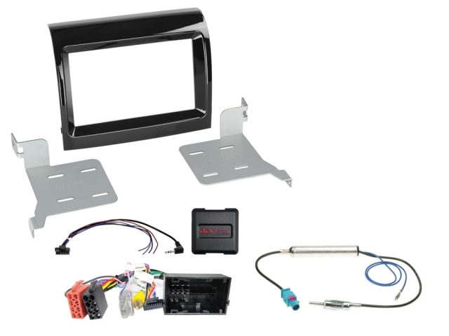 2-DIN Kit Citroen/Fiat/Opel/Peugeot, med OEM HU SWC