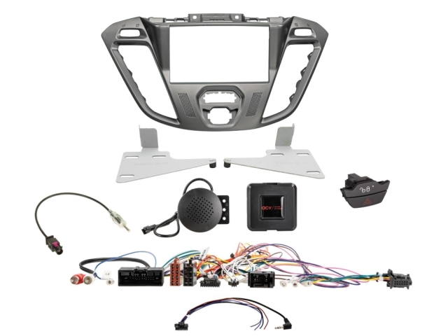 2DIN Radioramme Ford Custom 2012-2016, phoenix sølv