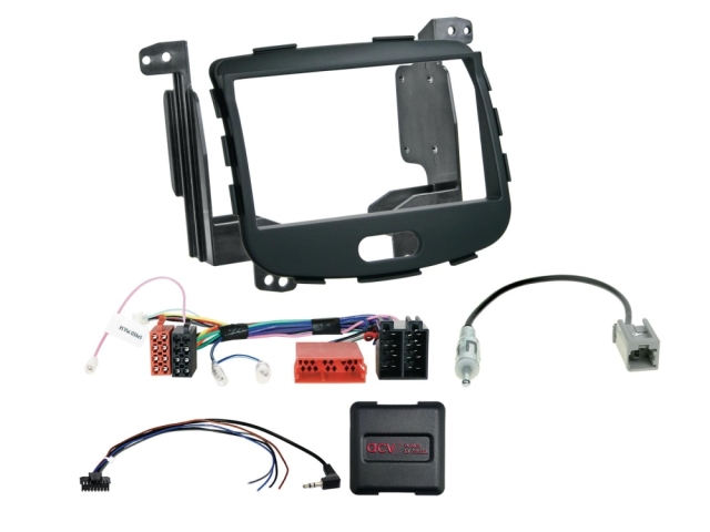2DIN Radioramme Hyundai i10, SWC/antenneadapter