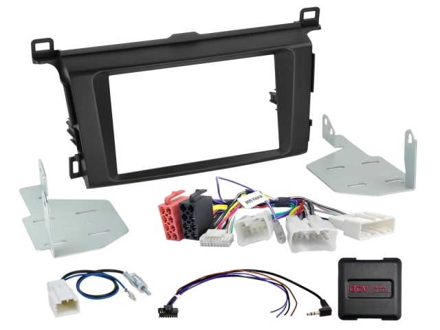 2DIN Radiokit Toyota RAV4 Ratbetjening