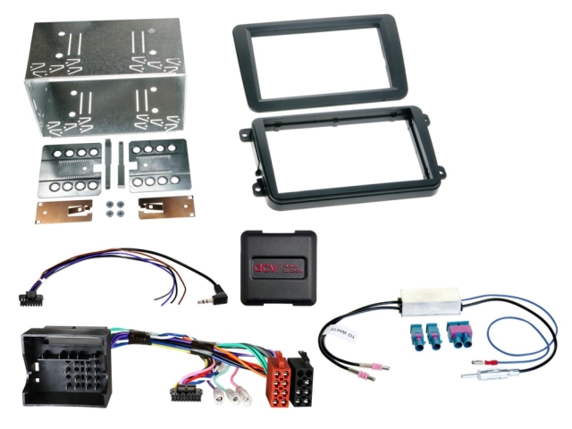 2DIN Radiokit Seat/Skoda/VW