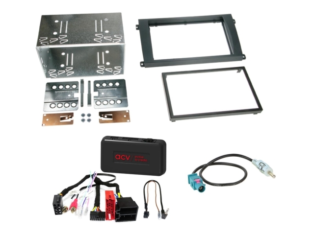 2DIN Radiokit Porsche Cayenne 2002-2006