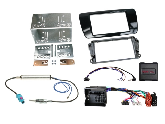 2DIN Radiokit Seat Ibiza 2008-2015, pianosort