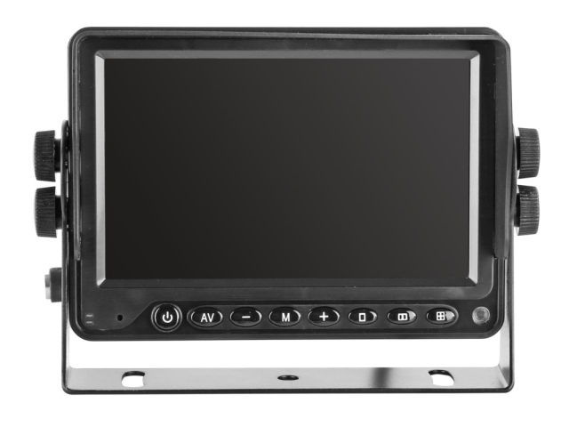 Universal 5 Monitor med 3 videoindgange