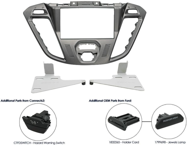 2DIN Radioramme FORD