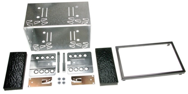 2DIN Radiomonteringsramme, UNIVERSAL (100 mm)