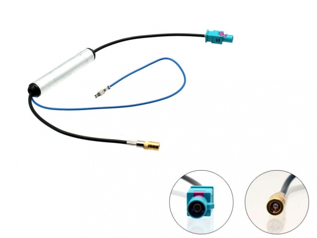 Antenneadapter Fakra (han)-SMB (hun)