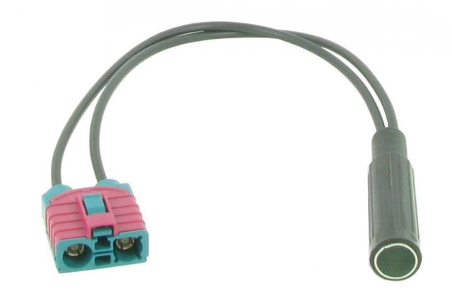 Antenneadapter Volvo, Hun DIN - ISO Hun