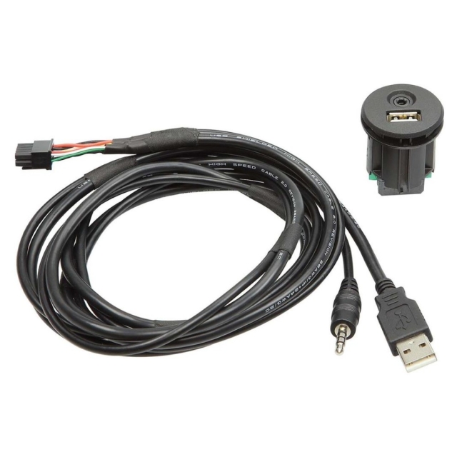 AUX- og USB-udtag