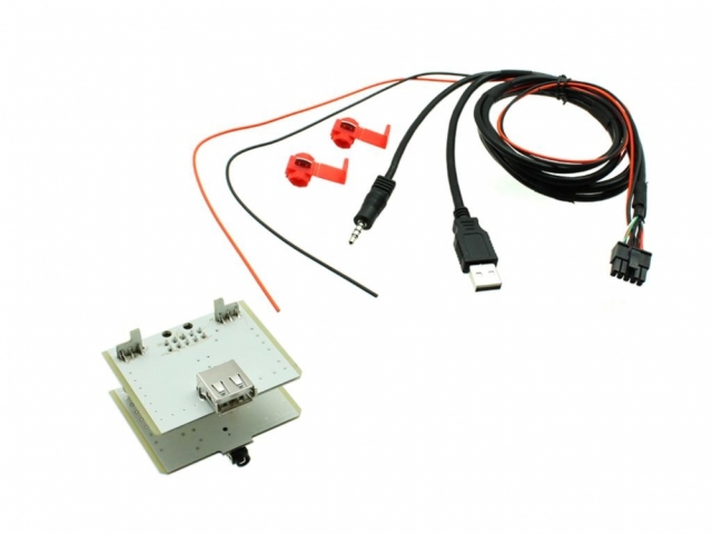 Connects2 Aux- og USB-adapter Fiat