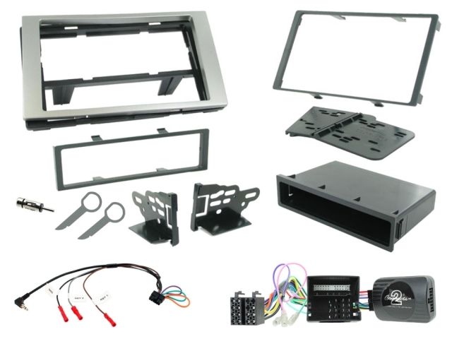 Installationskit Ford, Silver dobbelt-DIN