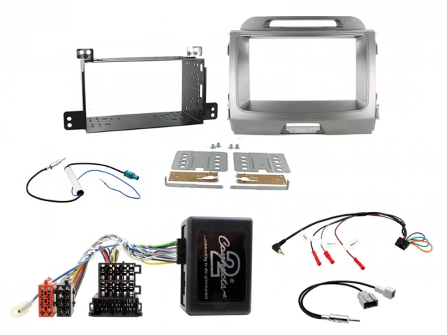 Installationskit til dobbelt DIN til Kia Sportage