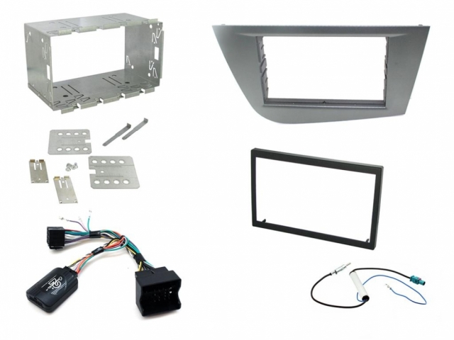 Radiokit Seat Leon 05-12 Ona Silver