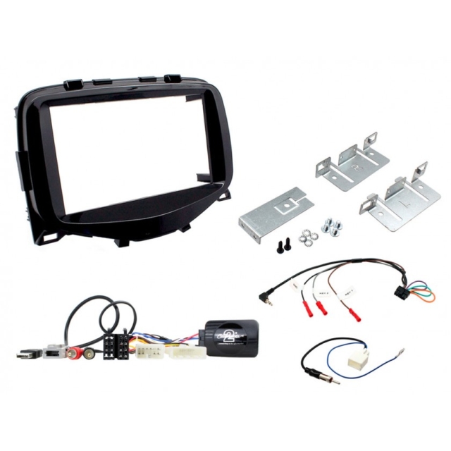 Installationskit Toyota Aygo 2014> Sort