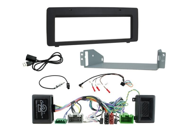 Installationskit Volvo V70/XC70/S80 2007-2011 enkel-din, High Performance/Premium Sound