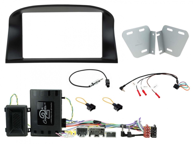 Installationssæt Volvo V70/XC70/ 2012-2016 dobbelt-DIN, passivt system