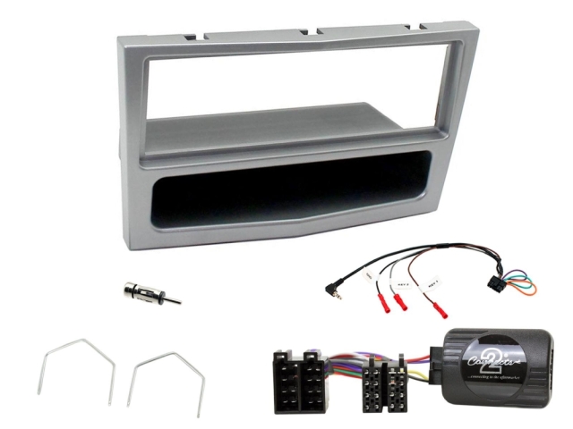Installationskit Opel Astra 04-10, Krom-metallic, Single-Din