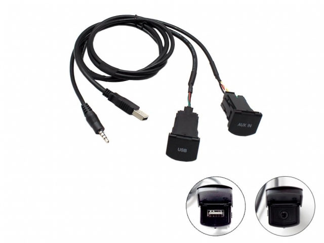 Connects2 Aux- og USB-adapter Volkswagen Polo 14>
