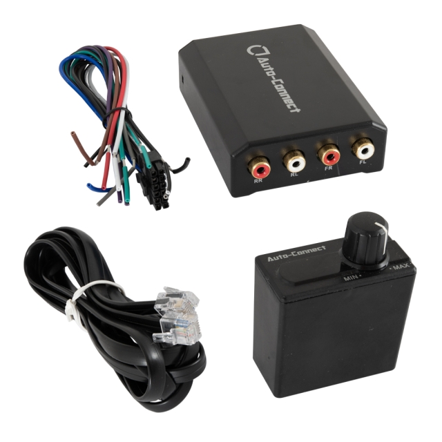 Auto-Connect HLCL34, høj/lavniveau-omformer med remote