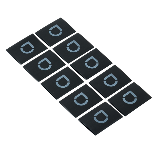 Auto-Connect 10-pak krympeslange 18 mm, sort