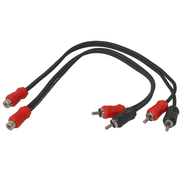 Auto-Connect koaksial Y-split lavniveau 2 han-1 hun