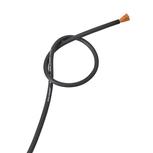 Auto-Connect sort strømkabel CCA 10.2mm²