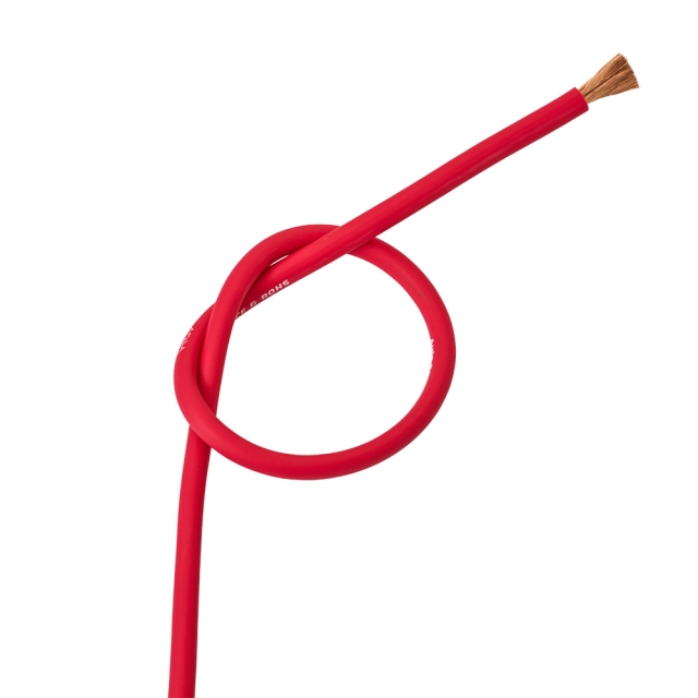 Auto-Connect rød strømkabel CCA 10.2mm²