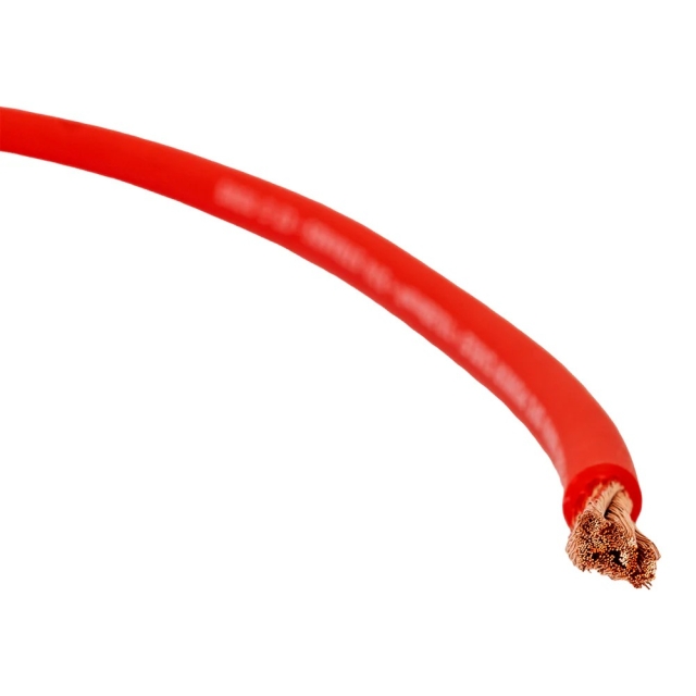 Auto-Connect rød strømkabel OFC 10.2 mm², Lbm