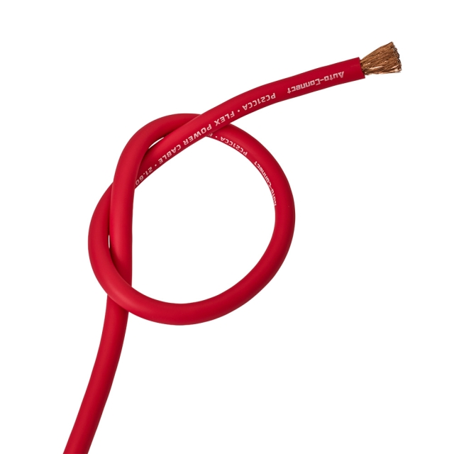 Auto-Connect rød strømkabel CCA 21.6mm²