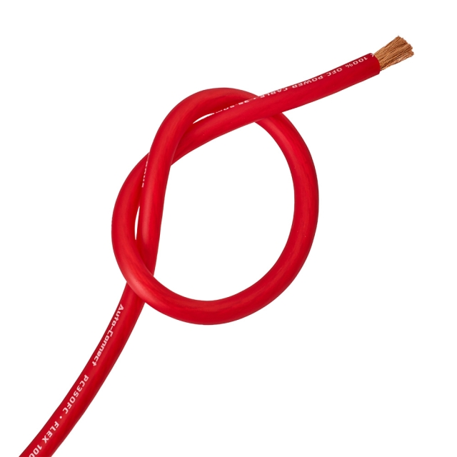 Auto-Connect rød strømkabel OFC 35.5 mm²