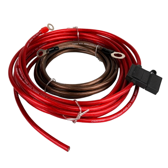Auto-Connect CCA 6mm² strømkabelkit