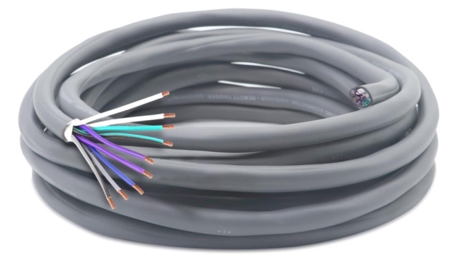 9 x 0.8mm² OFC ISO-Højttalerkabel, 6 mtr