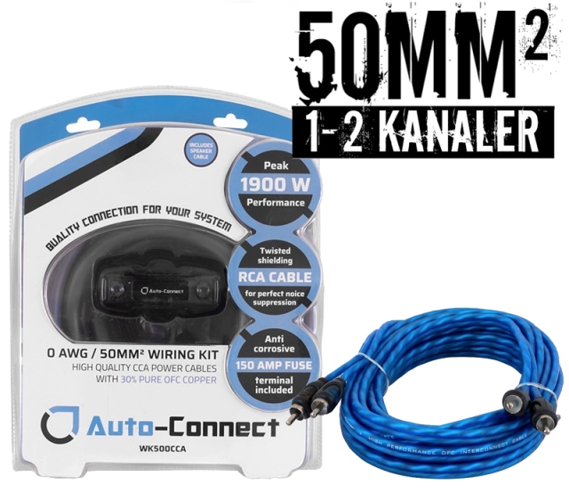 50mm² kabelsaet m. 1 stk signalkabel