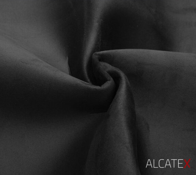 Alcatex m. skum - Sort, 100 x 150 cm