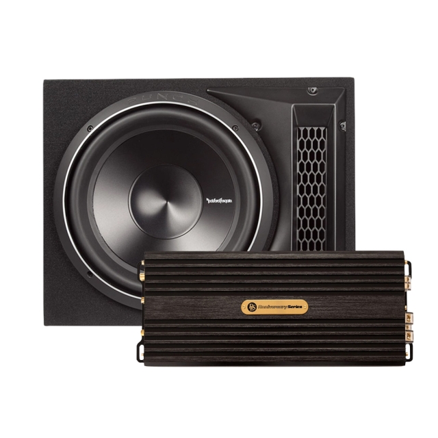 Rockford Fosgate P3 1x12 tommers baskasse & DLS CCi500-40