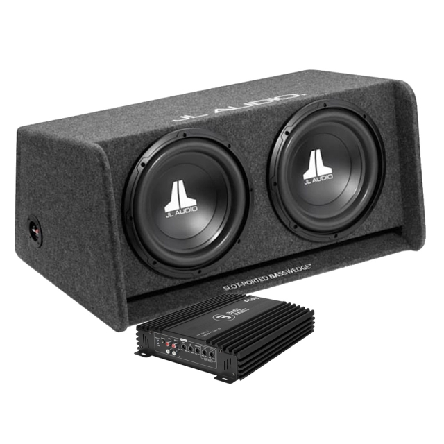 JL Audio CP212-W0v3 2x12 med Play Power 1000.1