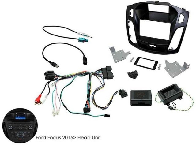 2DIN Radiokit FORD