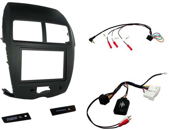 2DIN Radiokit MITSUBISHI