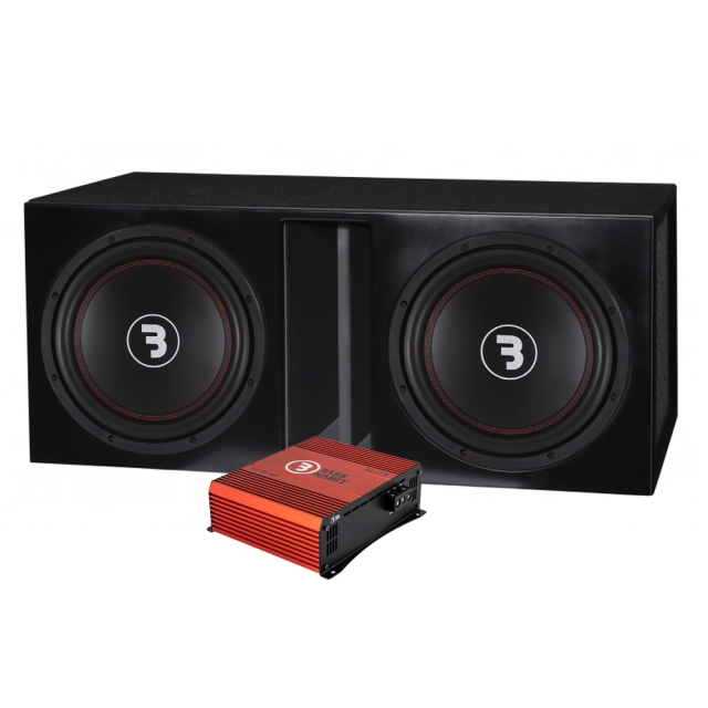 2-pak Bass Habit E300D1 kasse & SE2100.1DF